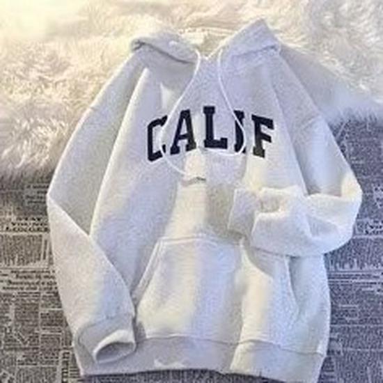 Sudadera con capucha para niño forrada de terciopelo: Acogedor, Moderno y de Corte Holgado para Otoño e Invierno