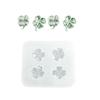 High Gloss Silicone 4-Leaf Grass Jewelry Pendant Mold Multipurpose Craft Tool For DIY Projects Simple Clean Design