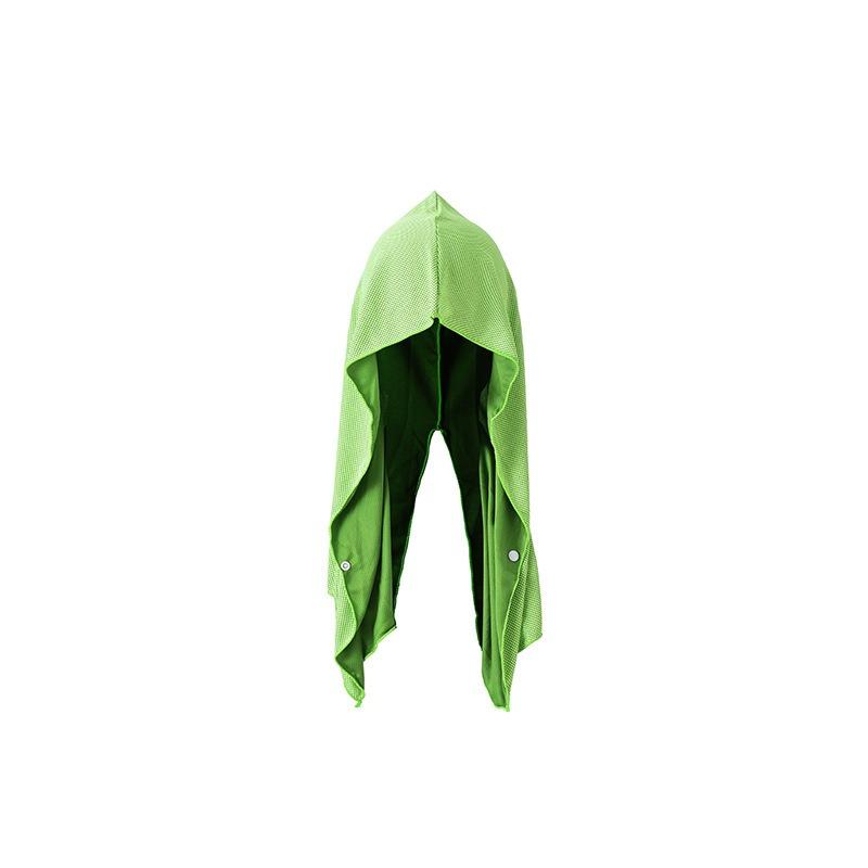 U-shaped cooling hooded towel, minimalist solid color ice cooling towel for fitness, running, and stylish sports