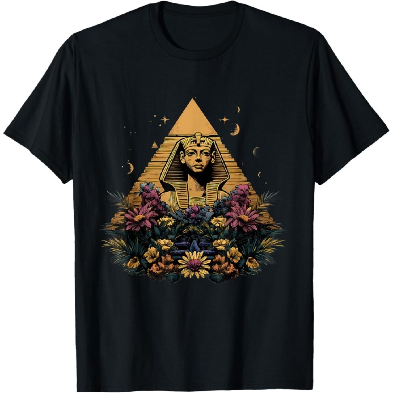 Egyptian God Sphinx Egyptology Tutankhamun Ancient Egypt T-Shirt S