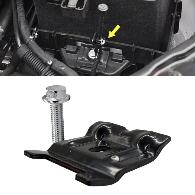 Car Battery Hold Down 1J0803219 Battery Holder Clamp with Bolt Fixed Bracket Auto Part Easy Installation
