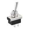 Heschen Metal Toggle Switch Flick Flip, KN3D-101, 12V 25A On/Off 2 Positon 2 Pin for Car Dash Light