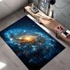 Vast Galaxy Cosmic Celestial Formation Carpet Yoga Living Room Room Decor Children's Crawling Mat Doormat Area Rug