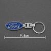 AAAMJ1 For Ford Focus MK3 Ranger Fiesta S-Max Mondeo MK4 Kuga Badge Emblem 3D Metal Key Rings Car Key Chains Pendant Holder Accessories
