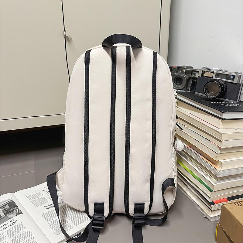 Print Student Schoolbag Unisex Lightweight Large Capacity Backpack