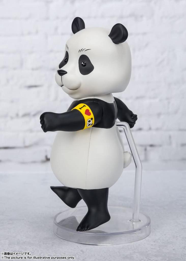 TAMASHII NATIONS Figuarts Mini Jujutsu Kaisen Approximately PVC ABS Painted Action Figure Panda, 90mm, &