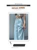 Fashionable Black Light Luxury Korean-Style Wide-Leg Jeans - Super Soft Cotton, Slim Fit for Women - Perfect for Spring and Summer
