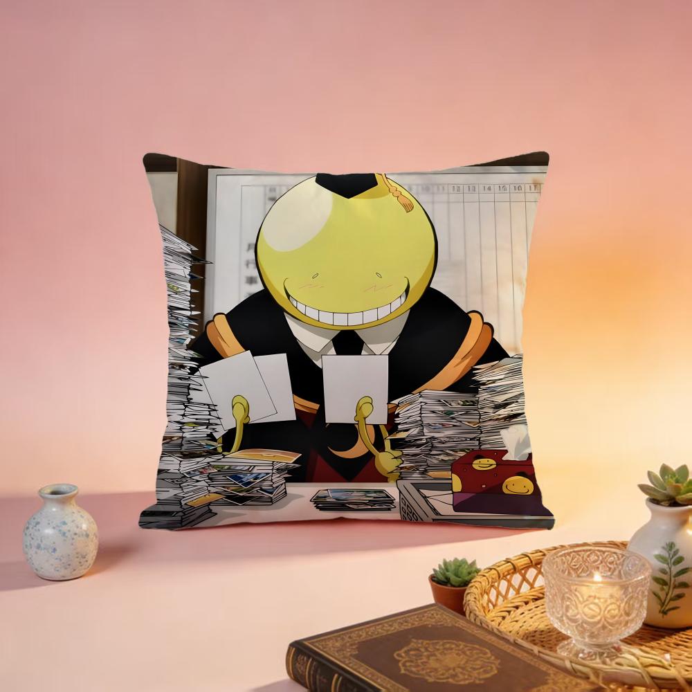 Popular AAssassination Classroomful Cushion Cover Premium SkinFriendly Pillow Case MultiPurpose for Home Office Travel