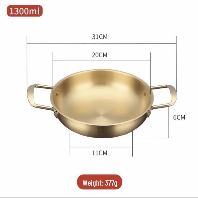 Korean Style Stainless Steel Ramen Pot