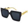 JYL Sunglasses Square Ladies Uv Protection Polarized Chain Use 1698001