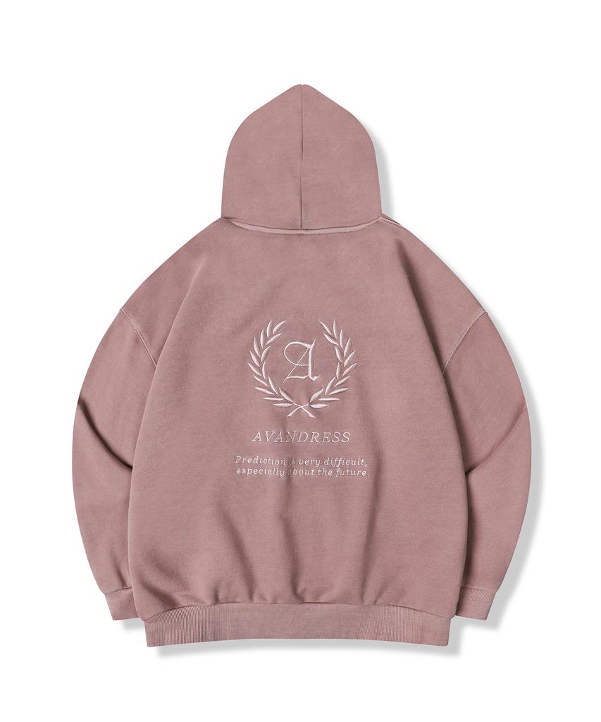 Unisex Mikina Laurel Oversized Pigmentová Hluboká Růžová