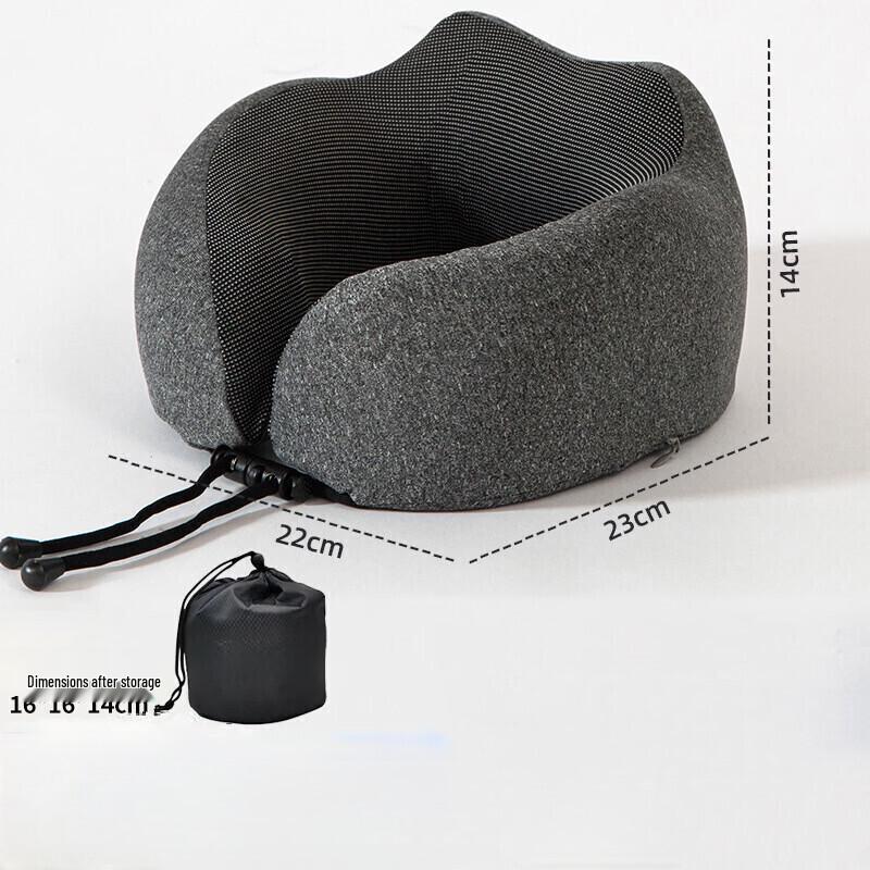 Memory Foam U-shaped Travel Neck Pillow