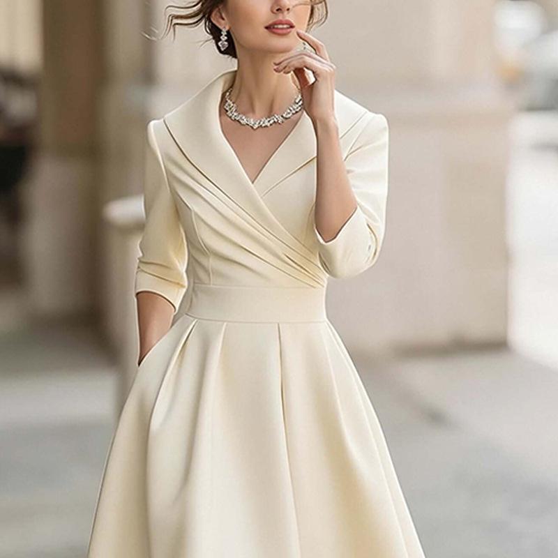 2025 Autumn Slim Elegant High-End European & American Style Evening Gown 