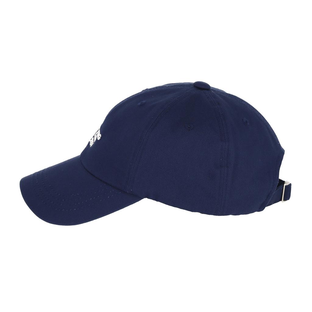 DOLPHIN WAVE APPAREL Dolphin Lettering Embroidered Ball Cap Deep Blue