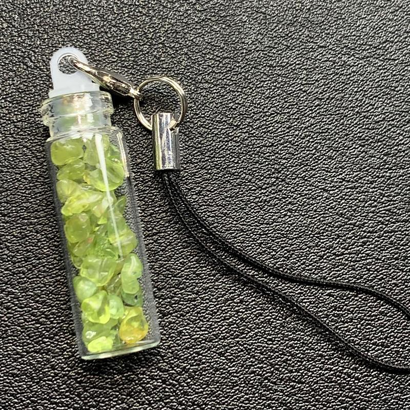 

1 шт. Подвески для мобильного телефона из камней удачи, брелок из натурального кристалла, банка для манифестаций, подарки, DIY аксессуары, подвески, разноцветные F