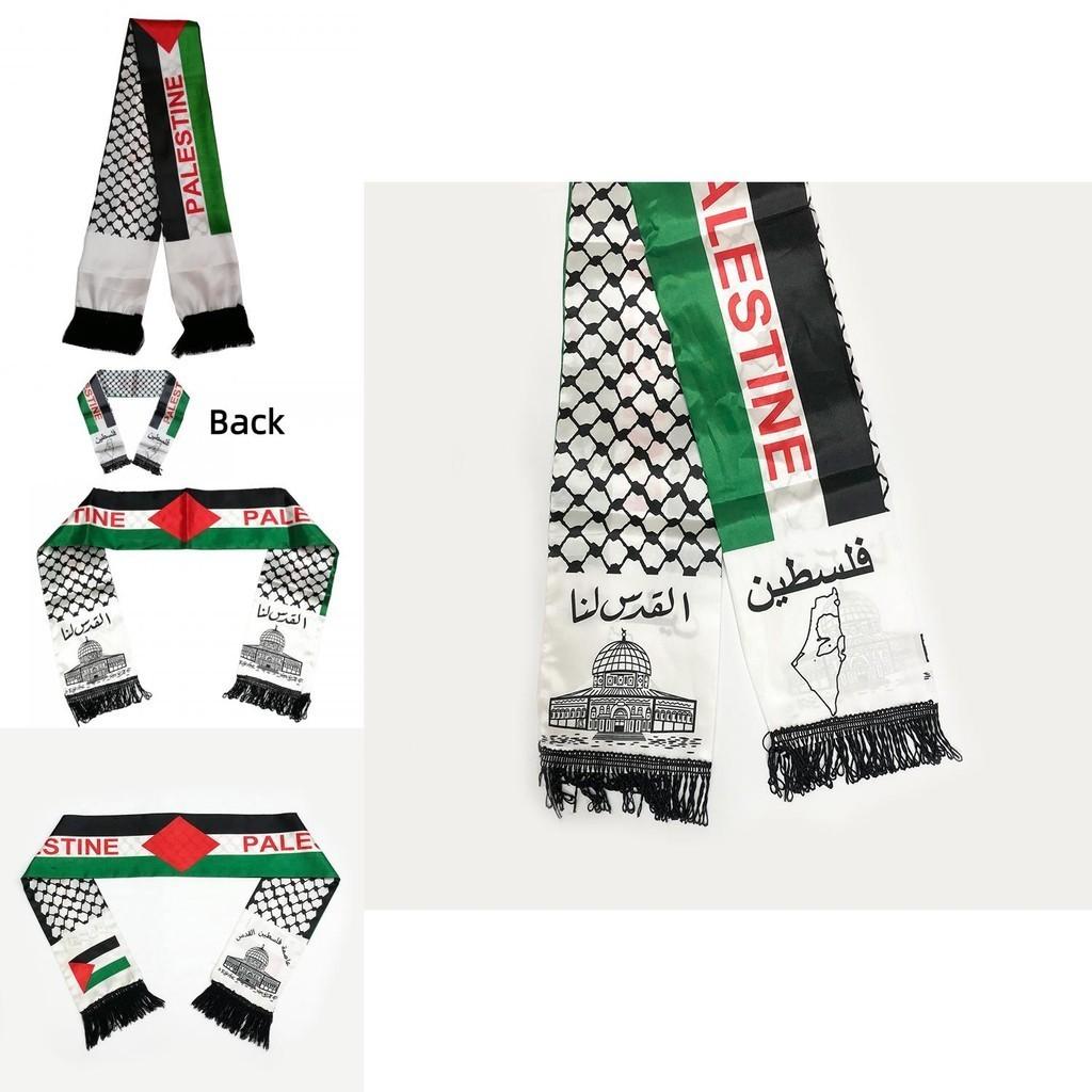 Palestinian Scarf Shawl For Wedding Decoration High Temperature Resistant Four Seasons National Flag Design