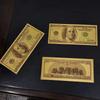 1 Gold Paper Banknote Colour Commemorative Coin - Gold Foil Coin, Dual-Style Commemorative Coin & Banknote