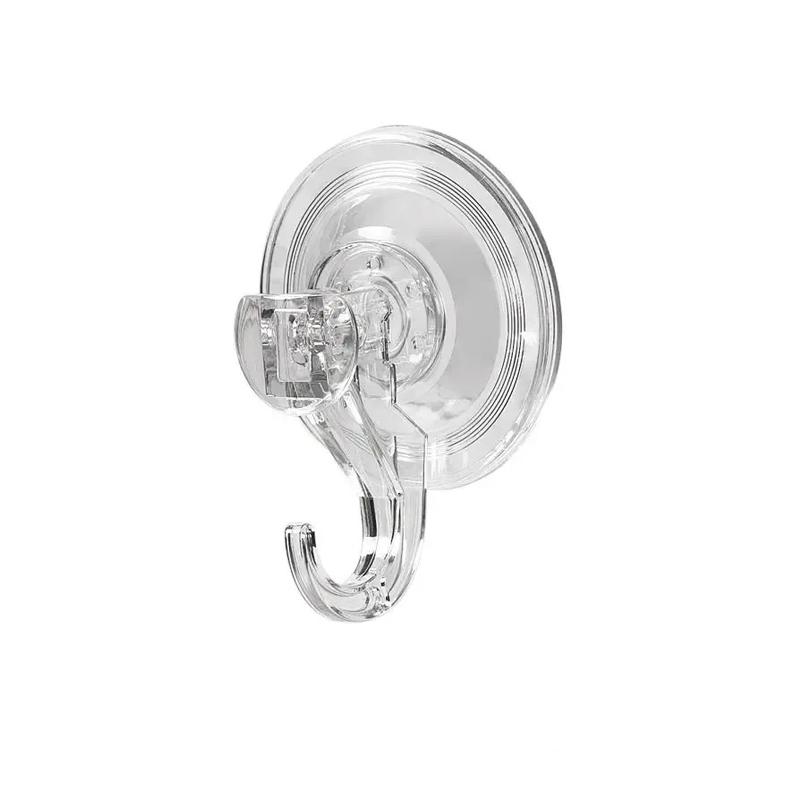 Suction Cup Hook, Transparent and Reusable Heavy-duty Vacuum Suction Cup Hook, Glass Kitchen Supplies, Bathroom Towel Hook