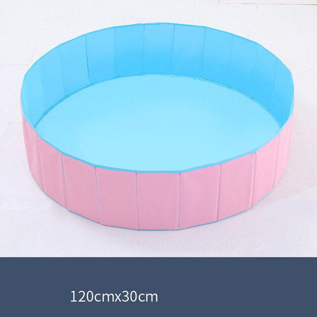 Baby Ball Pool Foldable Infant Ball Pits Ball Pool Ocean Balls For Dry Pool Washable Playpen Toy Folding Fence Kids Toys