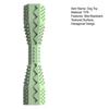 Hexagonal Dog Chew Toy Textured Rubber Puppy Teething Toy Dog Treat Dispenser Toy for Teeth Cleaning Boredom Relief Bite Training