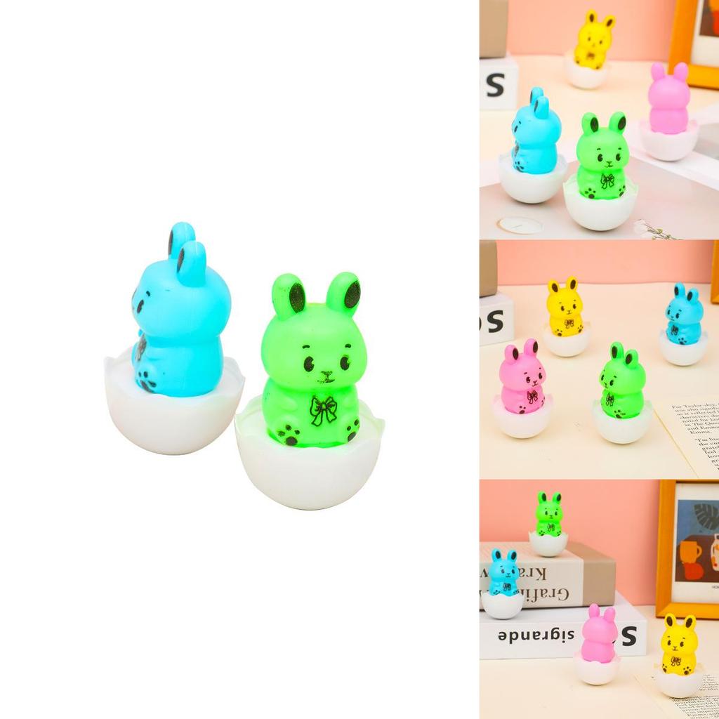 Rabbit Tumbler Toy For Kids With Plastic Resin Material And Educational Benefits