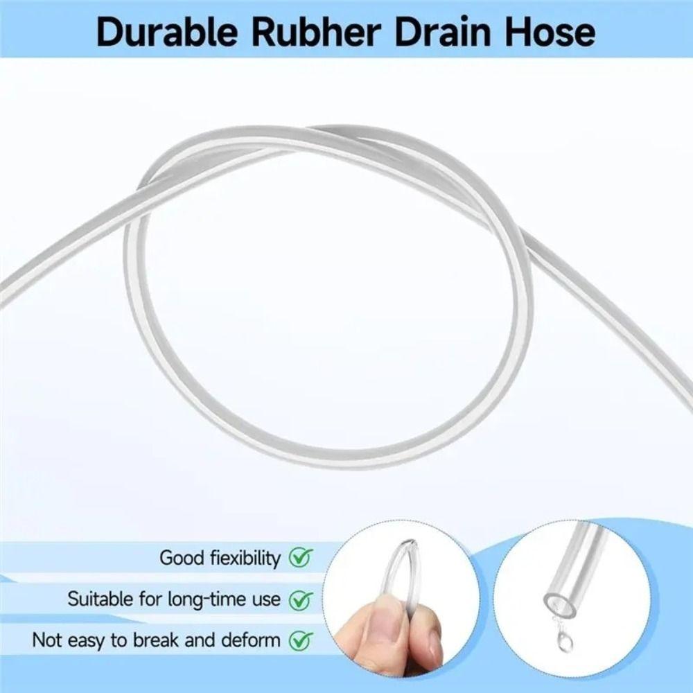Clear Transparent Magnetic Window Air Conditioner Drain Kit Clear Condensate Hose Office Use