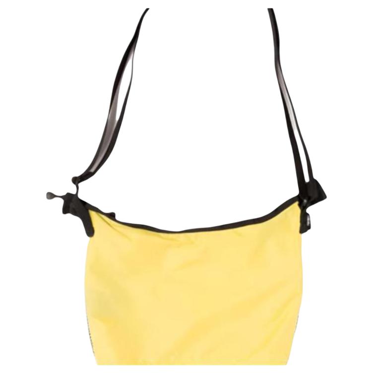 Stussy Letter Print Minimalist Fashion Fabric Crossbody Shoulder Bag Small Unisex bags Yellow SUSBG134212XD-YEX