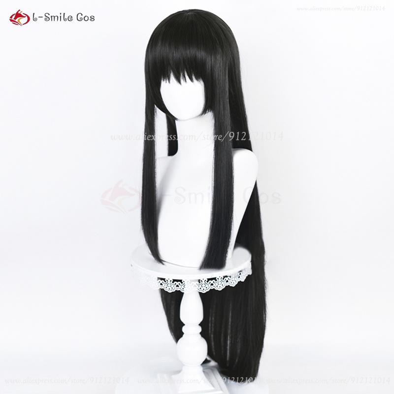 Anime Wigs Akemi Homura Cosplay Wig 90cm Long Black Twisted Braid Hair Halloween Women Party Wigs + Wig Cap