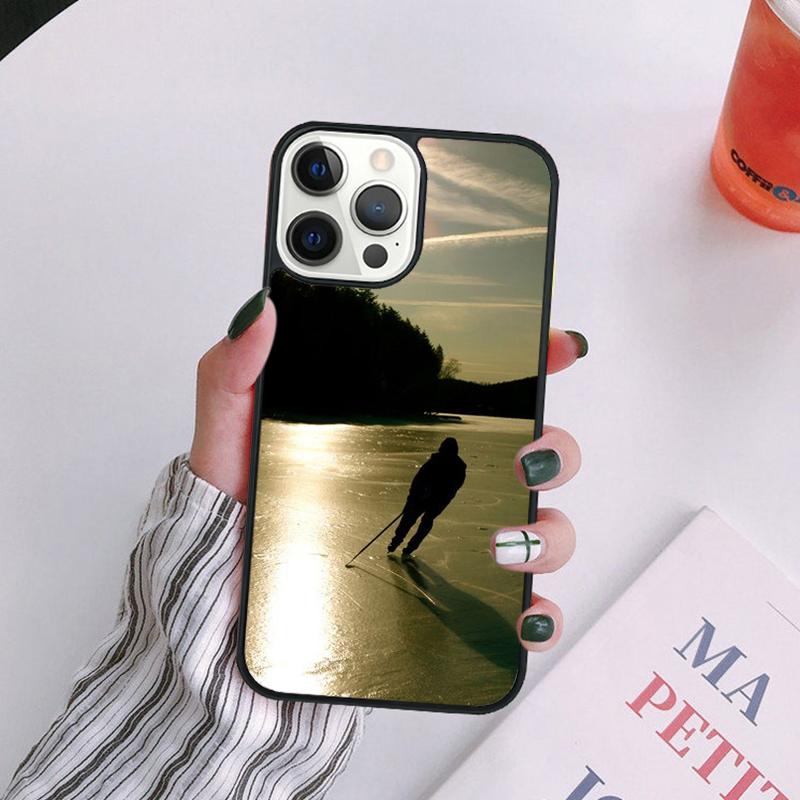 Ice Hockey Rink Sport Phone Case For iPhone 17 Air 16 15 14 13 12 Pro Max Plus Max Cover Shell Coque
