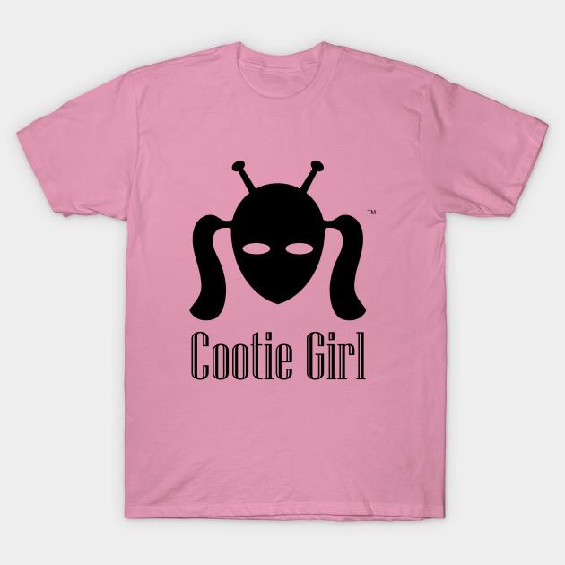 T Shirt Women Cootie Girl Black Harajuku Print Kawaii Tshirt Summer Short Sleeve Female T-Shirt Top Tee