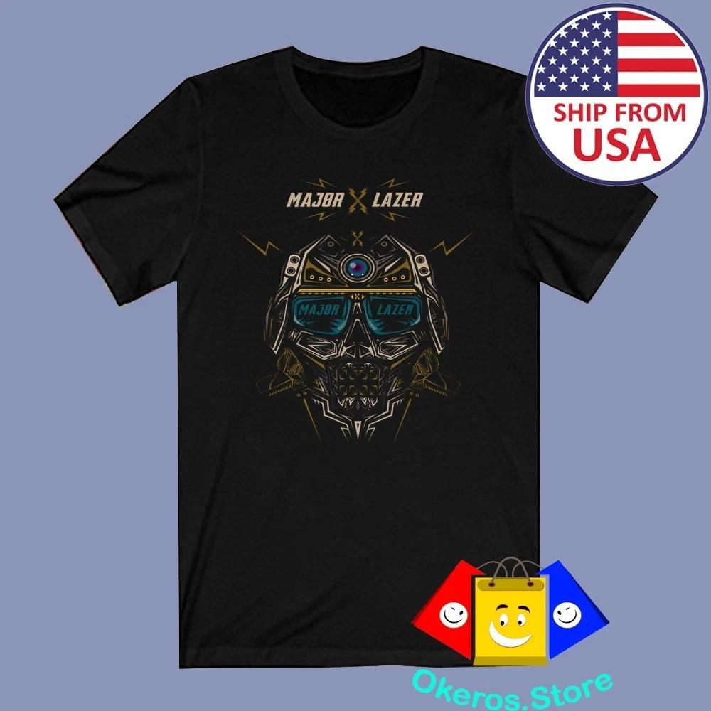 

Hot Major Lazer Atmosphere Men#039;s Black Size S to 5XL Unisex T-Shirt XXXL