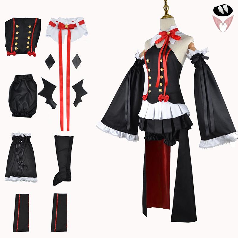 Female cosplay costumes, anime costumes, vampire cosplay sets, Lolita Halloween cosplay party and comic exhibition costumes XS