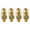 1/4 NPT Inline Regulator Air Pressure Valve 4Pcs Accessories