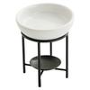 3.15x2.17in Tabletop Aromatherapy Bowl Black Dry Burn Wax Heater  Office Indoor Layout