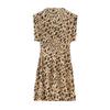 European and American Style Leopard Print Sleeveless Slim Fit Dress - Spring/Summer Collection