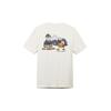 Timberland Casual Breathable Printed Short Sleeve T-Shirt Unisex Tops Vintage-White A669F-CM9