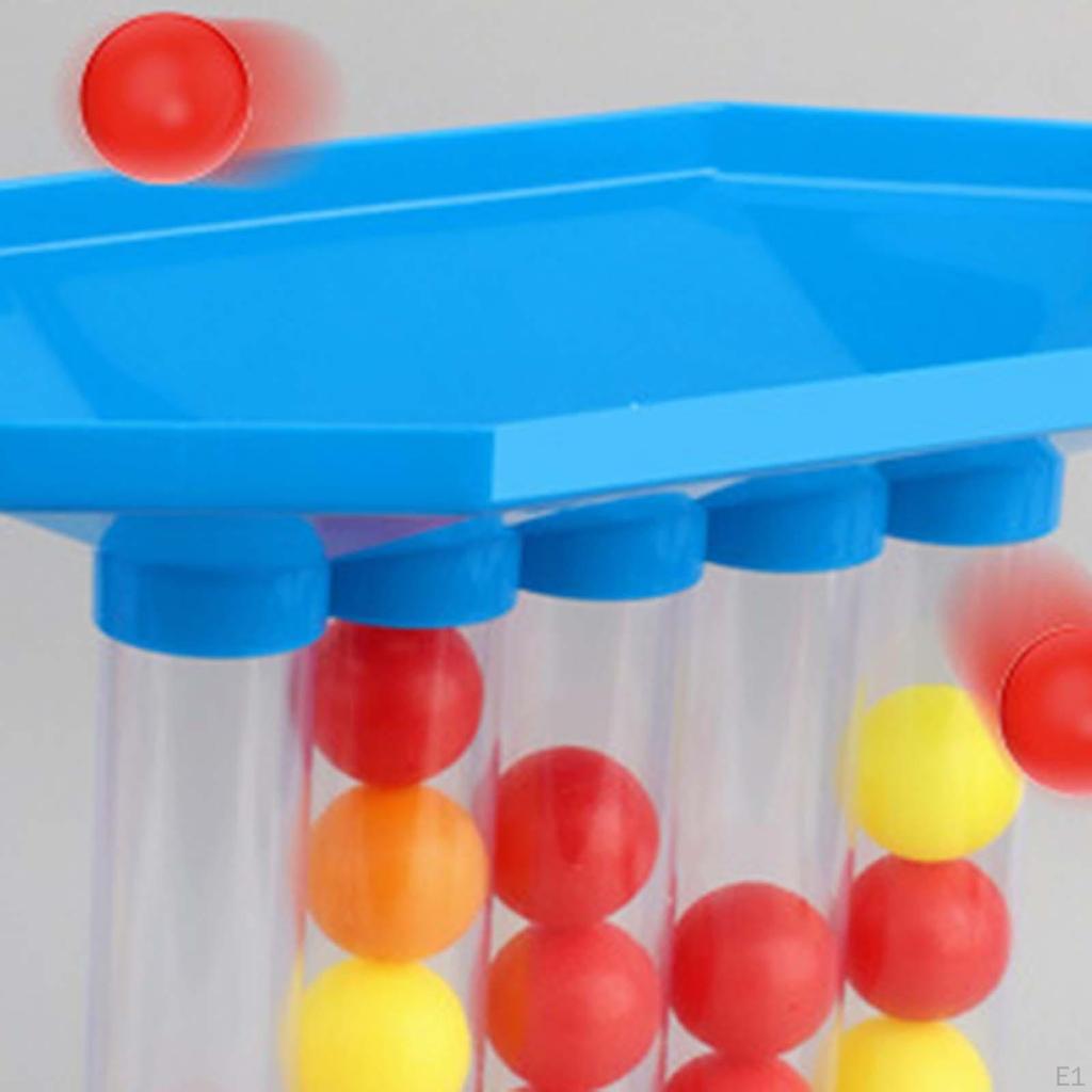 Connect Balls Toys, Desktop Bouncing Interactive Toy, Ping Pong Board Game for Travel