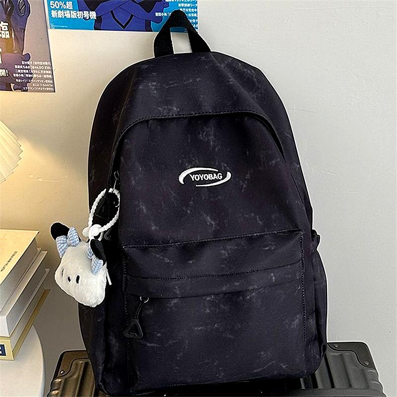 Niche Tie-dye Ins Schoolbags for College Students Large Capacity Simple High School Students Backpack Junior High School Backpac