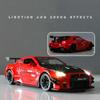 1/24 Skyline Ares Nissan GTR R34 R35 Legierung Sportwagen Modell Diecast Metall Rennwagen Modell Simulation Sound Licht Kinderspielzeug Geschenk