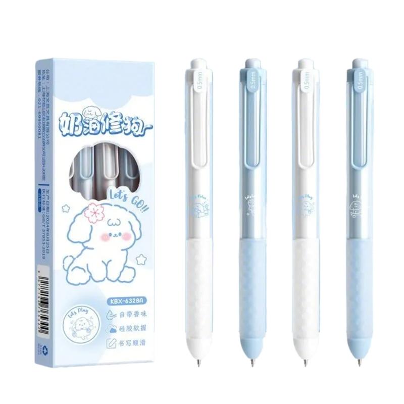 

4Pcs Retractable Gel Pen Quick Drying Journaling Pen Smooth Writing Experience for Kid Student Adult Writing Journaling