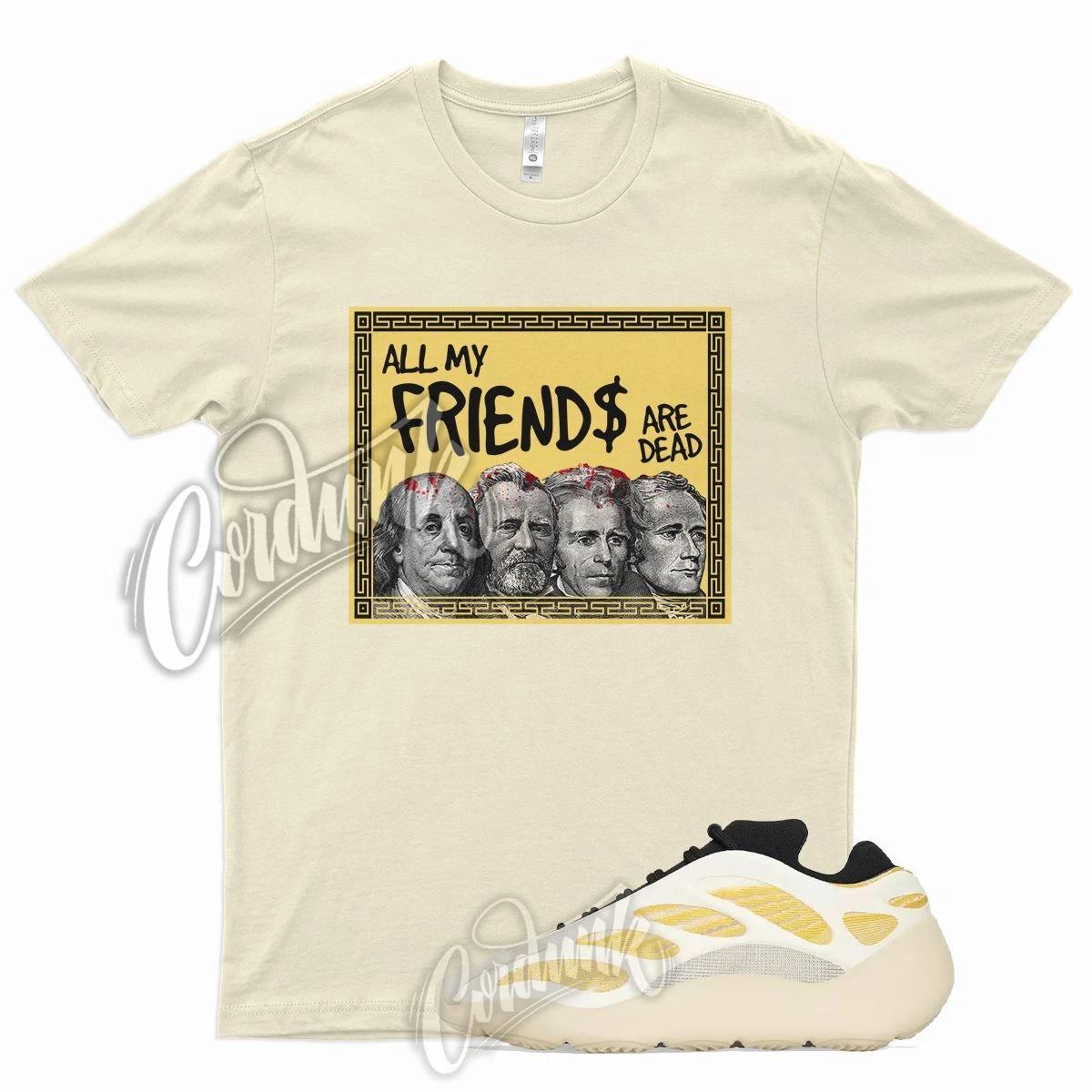 

FRIENDS T Shirt for YZ 700 V3 Mono Safflower Yellow Butter Natural Cloud 350 3XL