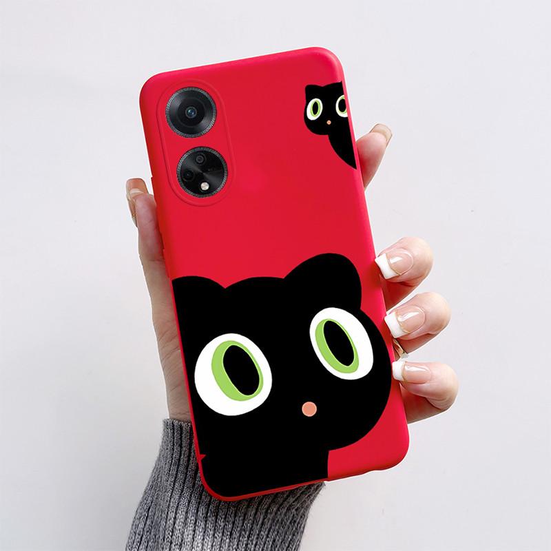 For OPPO A98 5G Case 2023 Cute Cat Cartoon Funny Dog Silicone Soft Back Cover For OPPO F23 CPH2527 OPPOA98 CPH2529 A1 5G Coque