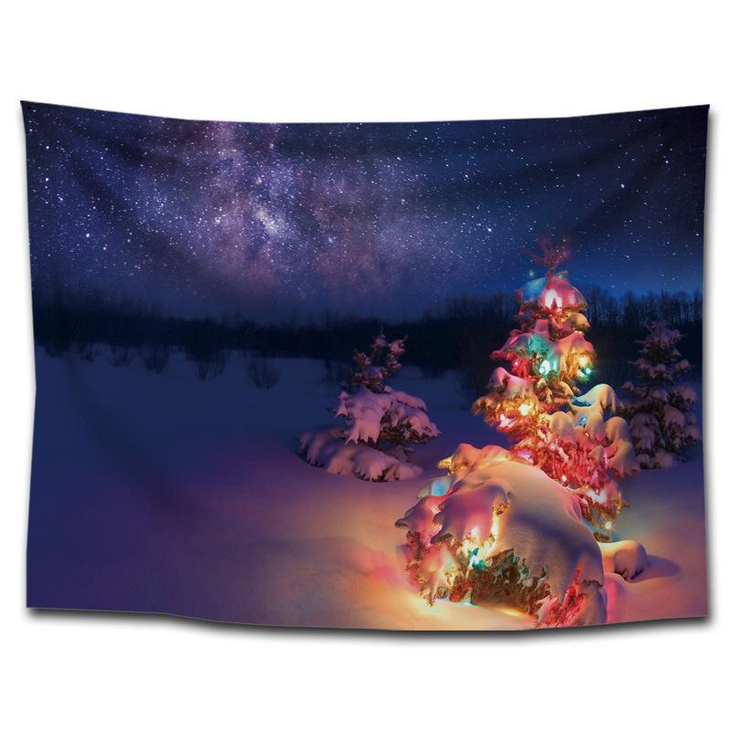 New Year's Store Hanging Cloth, Festive Trendy Brand Wall Cloth, Background Cloth, Bedroom Christmas Tapestry