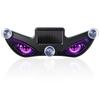Dynamic Flashing Vehicle Window LED Warning Light with Solar and USB Rechargeable Power, Suction Cup Accent Lamp for Daily Driving