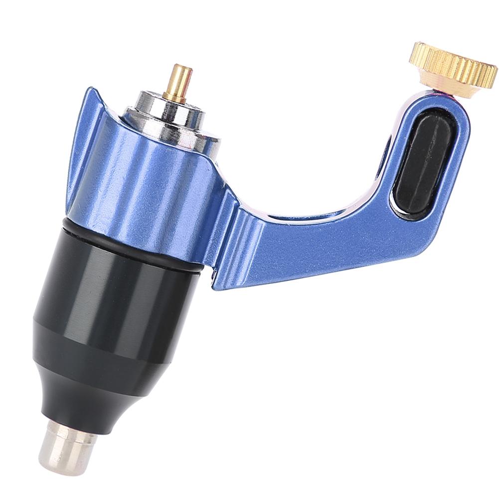 

Машинка для татуировки с интерфейсом RCA, мощный роторный мотор, устройство для татуировки Liner Shader, синий цвет