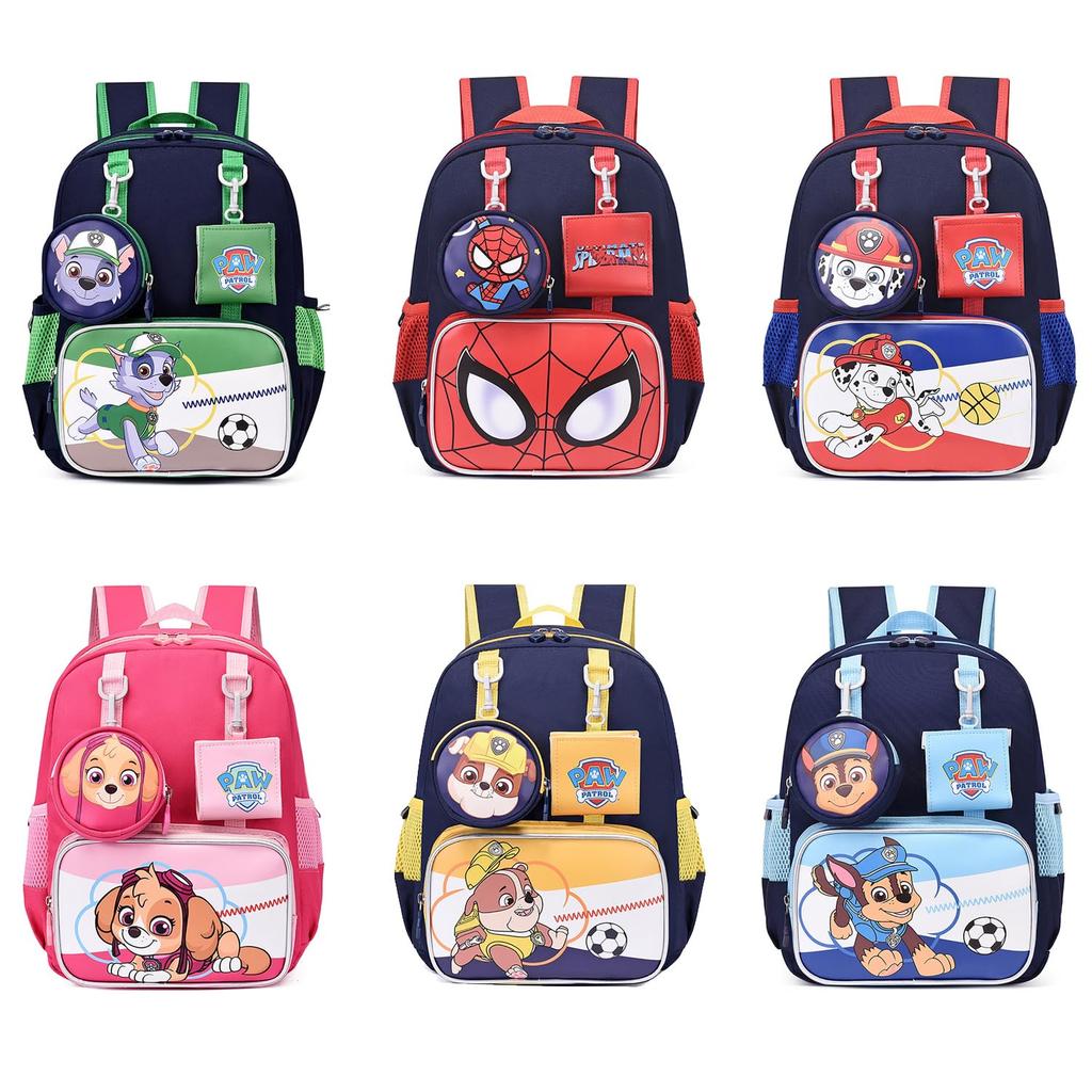 Paw Patrol Large Water with Reflective Going to School Elementary School Lower Present [aliyi] Backpack, Children, Capacity, A4, Lightweight,