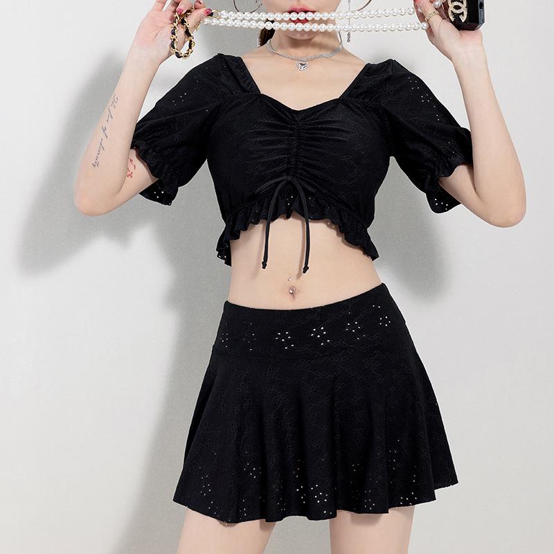 

Женский сексуальный облегающий купальник с юбкой с разрезом - Мода горячих источников 2025 One size [fits 80-120 jin]