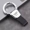 For Cadillac ATS BLS CT4 CT5 CTS ESCALADE SLS SRX XT5 XT6 XTS Luxury Car Logo Keychain Holder Leather Alloy Key Rings Pendant