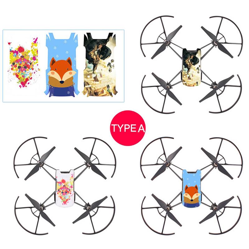 3Pcs Per Set Cool Waterproof PVC Stickers Body Decals for DJI TELLO DZ8