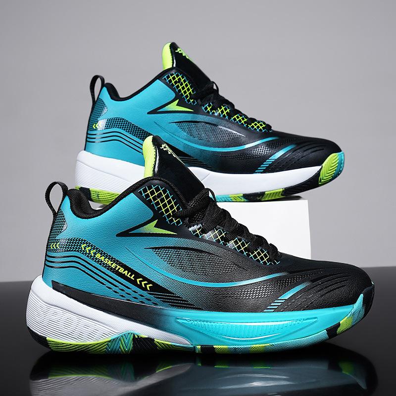 

Men s large size friction sound basketball shoes outdoor cement floor actual combat wear-resistant shock-absorbing rebound sports shoes 39